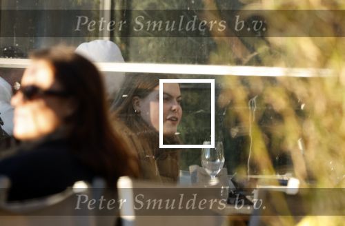 Amsterdam 27 februari 2022
Prinses Eloise op terras in Amsterdam zuid.