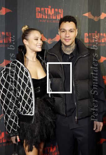 Amsterdam 28 februari 2022
Premiere Batman in Pathe Arena .
Gregory v d Wiel en zijn partner Rose Bertram