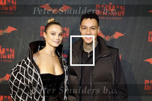 Amsterdam 28 februari 2022
Premiere Batman in Pathe Arena .
Gregory v d Wiel en zijn partner Rose Bertram