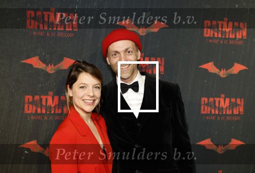 Amsterdam 28 februari 2022
Premiere Batman in Pathe Arena . Sarah Bannier met een vriend