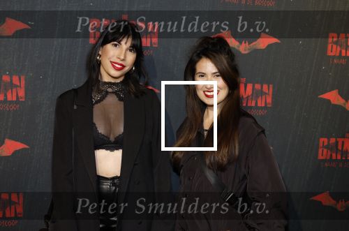 Amsterdam 28 februari 2022
Premiere Batman in Pathe Arena . Stephanie Ocampo Cuervo (links) en Fatima Ribeiro