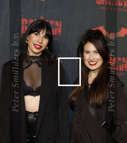 Amsterdam 28 februari 2022
Premiere Batman in Pathe Arena . Stephanie Ocampo Cuervo (links) en Fatima Ribeiro