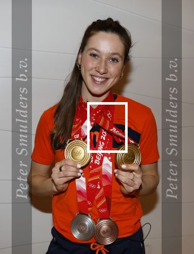 Schiphol 21 februari 2022
De olympische sporters en medaille winnaars komen terug uit Peking en worden gehuldigd in het Hilton Hotel. Suzanne Schulten