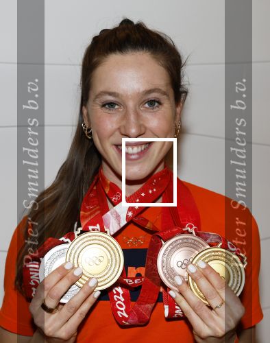 Schiphol 21 februari 2022
De olympische sporters en medaille winnaars komen terug uit Peking en worden gehuldigd in het Hilton Hotel. Suzanne Schulten