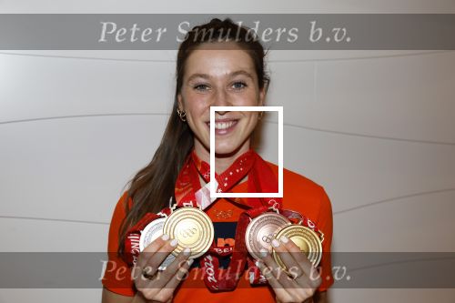 Schiphol 21 februari 2022
De olympische sporters en medaille winnaars komen terug uit Peking en worden gehuldigd in het Hilton Hotel. Suzanne Schulten