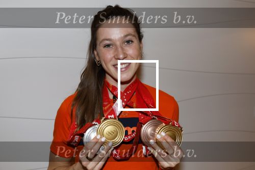 Schiphol 21 februari 2022
De olympische sporters en medaille winnaars komen terug uit Peking en worden gehuldigd in het Hilton Hotel. Suzanne Schulten