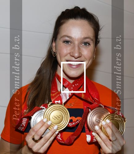 Schiphol 21 februari 2022
De olympische sporters en medaille winnaars komen terug uit Peking en worden gehuldigd in het Hilton Hotel. Suzanne Schulten