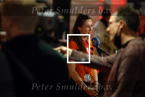 Schiphol 21 februari 2022
De olympische sporters en medaille winnaars komen terug uit Peking en worden gehuldigd in het Hilton Hotel. Suzanne Schulting