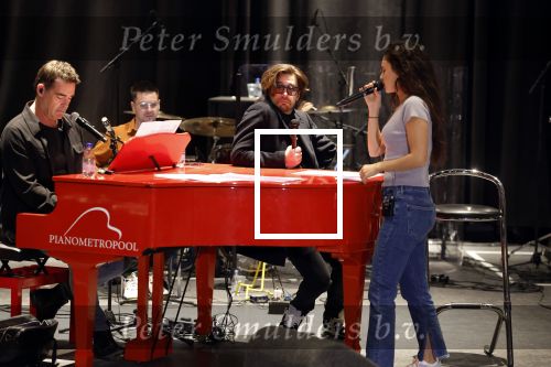Utrecht 6 maart 2023
Repetities Holland zingt Hazes met aanwezig Jeroen v d Boom Gerard Joling  Waylon Karsu John de Bever Jamai en Samantha Steenwijk.