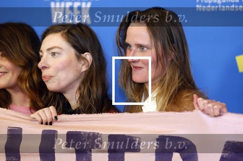 Amsterdam 10 maart 2023
Boekenbal 2023 in de schouwburg van Amsterdam.
Maartje Wortel met vriendin Femke Heemskerk