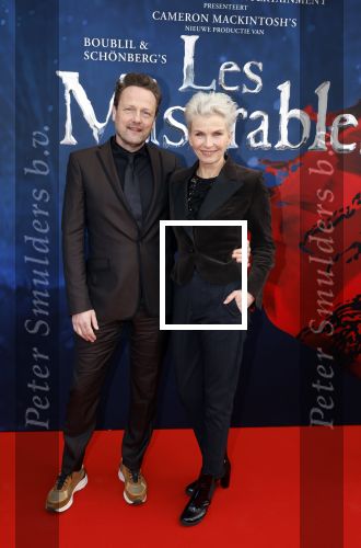 Amsterdam 5 maart 2023
Premiere les Miserables in Carre.
Anita Witzier met man
