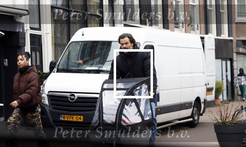 Amsterdam 21 februari 2023
Arie Boomsma op zijn bakfiets onderweg naar Vondelgym.