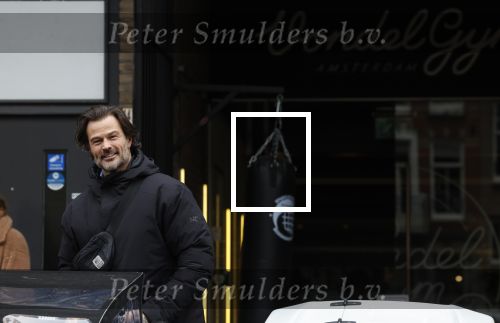 Amsterdam 21 februari 2023
Arie Boomsma op zijn bakfiets onderweg naar Vondelgym.