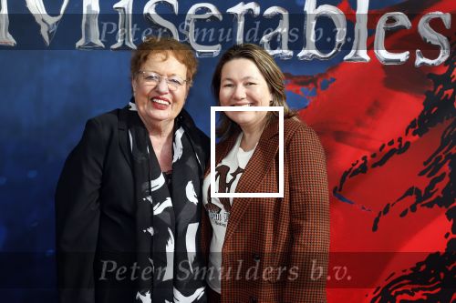 Amsterdam 5 maart 2023
Premiere les Miserables in Carre.
Astrid Nijgh met haar parter Louise Schmidt