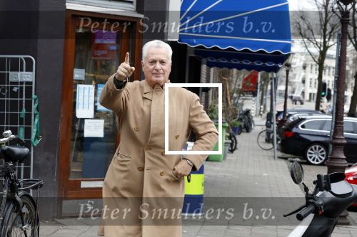 Amsterdam 4 maart 2023
Bram Moszkowicz doet boodschappen in Amsterdam zuid