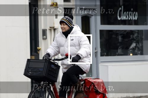 Amsterdam, 13 maart 2023
Chazia Mourali op de fiets in Amsterdam