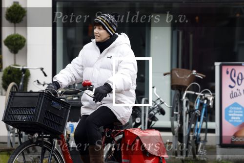 Amsterdam, 13 maart 2023
Chazia Mourali op de fiets in Amsterdam