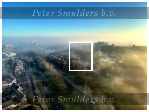 Eindhoven, 13 februari 2023
Mist in Eindhoven
Foto gemaakt vanaf de Bunkertoren