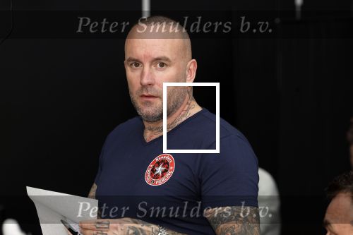 Amsterdam 18 februari 2023
Dean saunders met tatoo shop  op de huishoudbeurs in de rai
