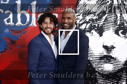 Amsterdam 5 maart 2023
Premiere les Miserables in Carre.
 Diego Gonzalez-Clark (links) en Cyrano Lionel