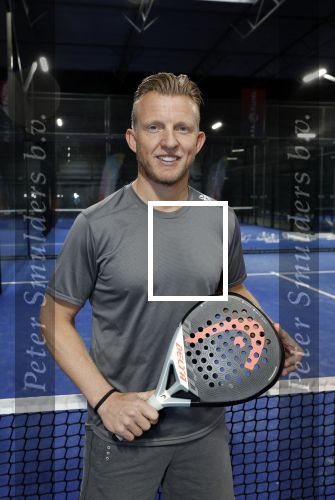 Amsterdam 10 maart 2023
Padel wedstrijd bij Plaza Padel voor het goede doel  Villa Pardoes.
Dirk Kuyt