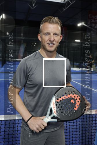 Amsterdam 10 maart 2023
Padel wedstrijd bij Plaza Padel voor het goede doel  Villa Pardoes.
Dirk Kuyt
