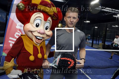 Amsterdam 10 maart 2023
Padel wedstrijd bij Plaza Padel voor het goede doel  Villa Pardoes.
Dirk Kuyt