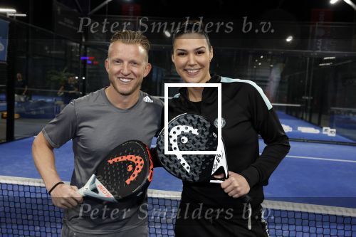 Amsterdam 10 maart 2023
Padel wedstrijd bij Plaza Padel voor het goede doel  Villa Pardoes.
Dirk Kuyt en Chatilla v Grinsven