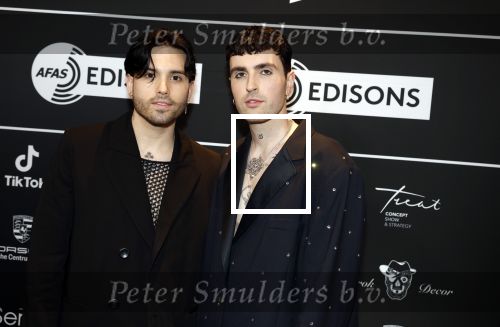 Leusden 6 maart 2023
Uitreiking Edisons in het AFAS theater .
Duncan laurence met zijn partner