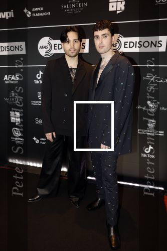 Leusden 6 maart 2023
Uitreiking Edisons in het AFAS theater .
Duncan laurence met zijn partner