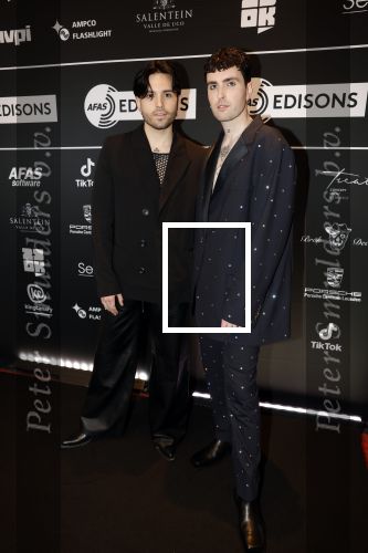 Leusden 6 maart 2023
Uitreiking Edisons in het AFAS theater .
Duncan laurence met zijn partner