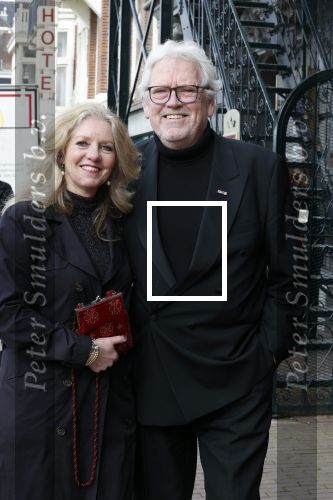 Amsterdam 5 maart 2023
Premiere les Miserables in Carre. Ernst daniel Smid met partner