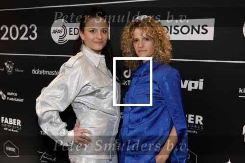 Leusden 6 maart 2023
Uitreiking Edisons in het AFAS theater .
Eva Koreman en Carolien Borgers