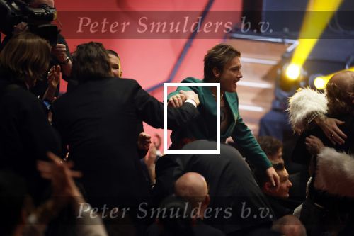 Leusden 6 maart 2023
Uitreiking Edisons in het AFAS theater .
Maan en haar vriend Goldband-zanger Karel Gerlach op de edisons. Goldband is de grote winnaar met m,eerdere edisons