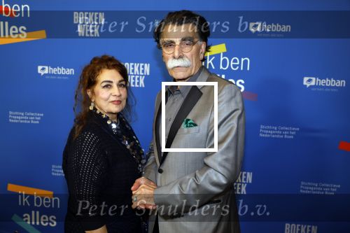 Amsterdam 10 maart 2023
Boekenbal 2023 in de schouwburg van Amsterdam.
Kader Abdolah met partner