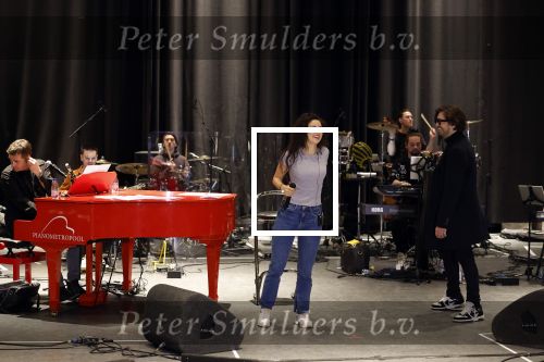 Utrecht 6 maart 2023
Repetities Holland zingt Hazes met aanwezig Jeroen v d Boom Gerard Joling  Waylon Karsu John de Bever Jamai en Samantha Steenwijk.