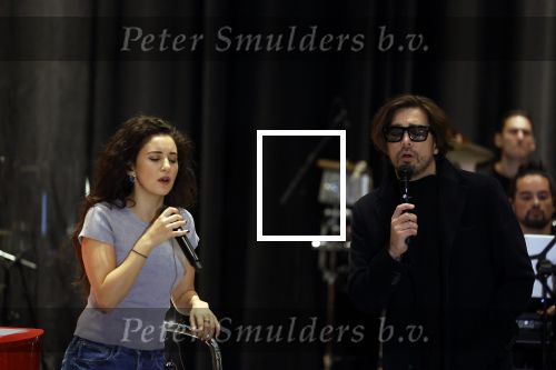 Utrecht 6 maart 2023
Repetities Holland zingt Hazes met aanwezig Jeroen v d Boom Gerard Joling  Waylon Karsu John de Bever Jamai en Samantha Steenwijk.