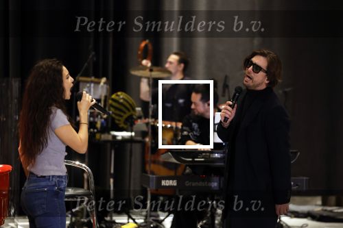 Utrecht 6 maart 2023
Repetities Holland zingt Hazes met aanwezig Jeroen v d Boom Gerard Joling  Waylon Karsu John de Bever Jamai en Samantha Steenwijk.
