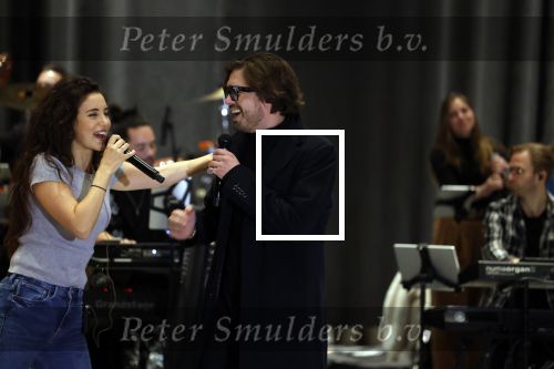 Utrecht 6 maart 2023
Repetities Holland zingt Hazes met aanwezig Jeroen v d Boom Gerard Joling  Waylon Karsu John de Bever Jamai en Samantha Steenwijk.