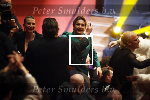 Leusden 6 maart 2023
Uitreiking Edisons in het AFAS theater .
Maan en haar vriend Goldband-zanger Karel Gerlach op de edisons. Goldband is de grote winnaar met m,eerdere edisons