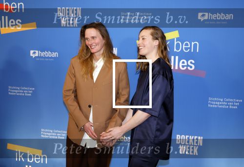 Amsterdam 10 maart 2023
Boekenbal 2023 in de schouwburg van Amsterdam.
Maartje Wortel met vriendin Femke Heemskerk