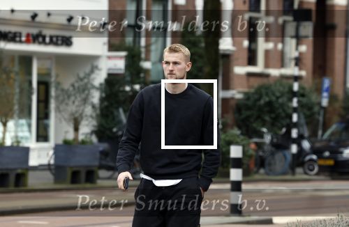 Amsterdam 20 februari 2023
Matthijs de Ligt en zijn broer in Amsterdam zuid.