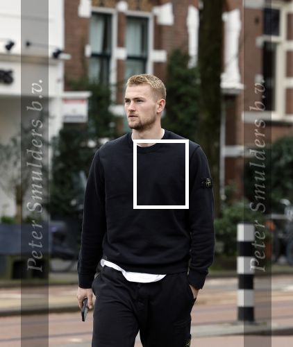 Amsterdam 20 februari 2023
Matthijs de Ligt en zijn broer in Amsterdam zuid.
