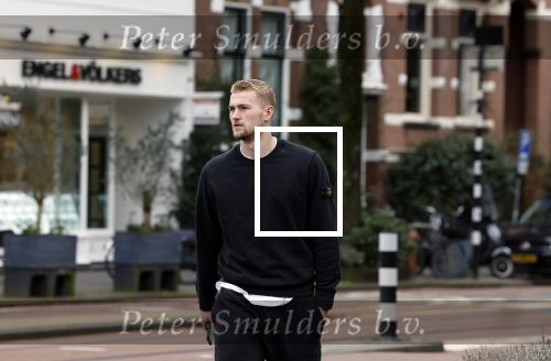 Amsterdam 20 februari 2023
Matthijs de Ligt en zijn broer in Amsterdam zuid.
