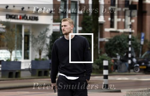 Amsterdam 20 februari 2023
Matthijs de Ligt en zijn broer in Amsterdam zuid.