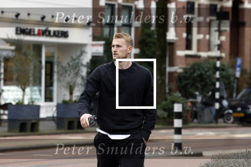 Amsterdam 20 februari 2023
Matthijs de Ligt en zijn broer in Amsterdam zuid.
