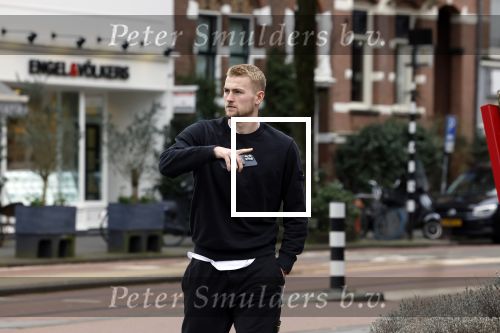 Amsterdam 20 februari 2023
Matthijs de Ligt en zijn broer in Amsterdam zuid.