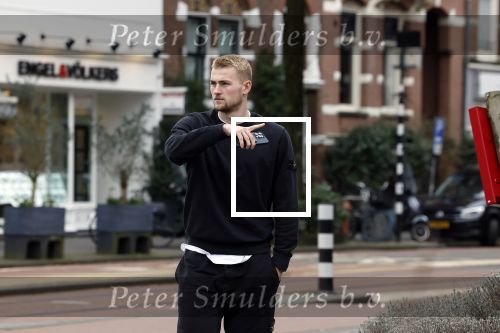 Amsterdam 20 februari 2023
Matthijs de Ligt en zijn broer in Amsterdam zuid.