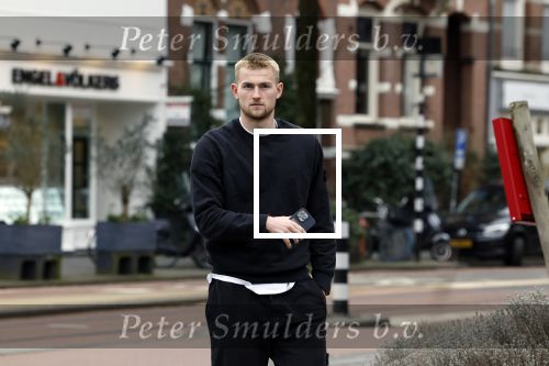 Amsterdam 20 februari 2023
Matthijs de Ligt en zijn broer in Amsterdam zuid.