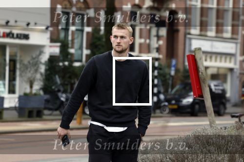 Amsterdam 20 februari 2023
Matthijs de Ligt en zijn broer in Amsterdam zuid.